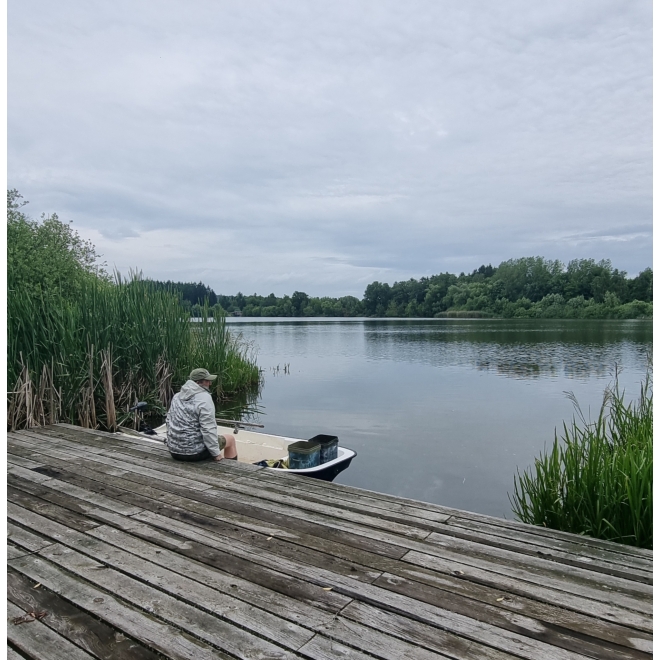 W1 Steg mit Boot